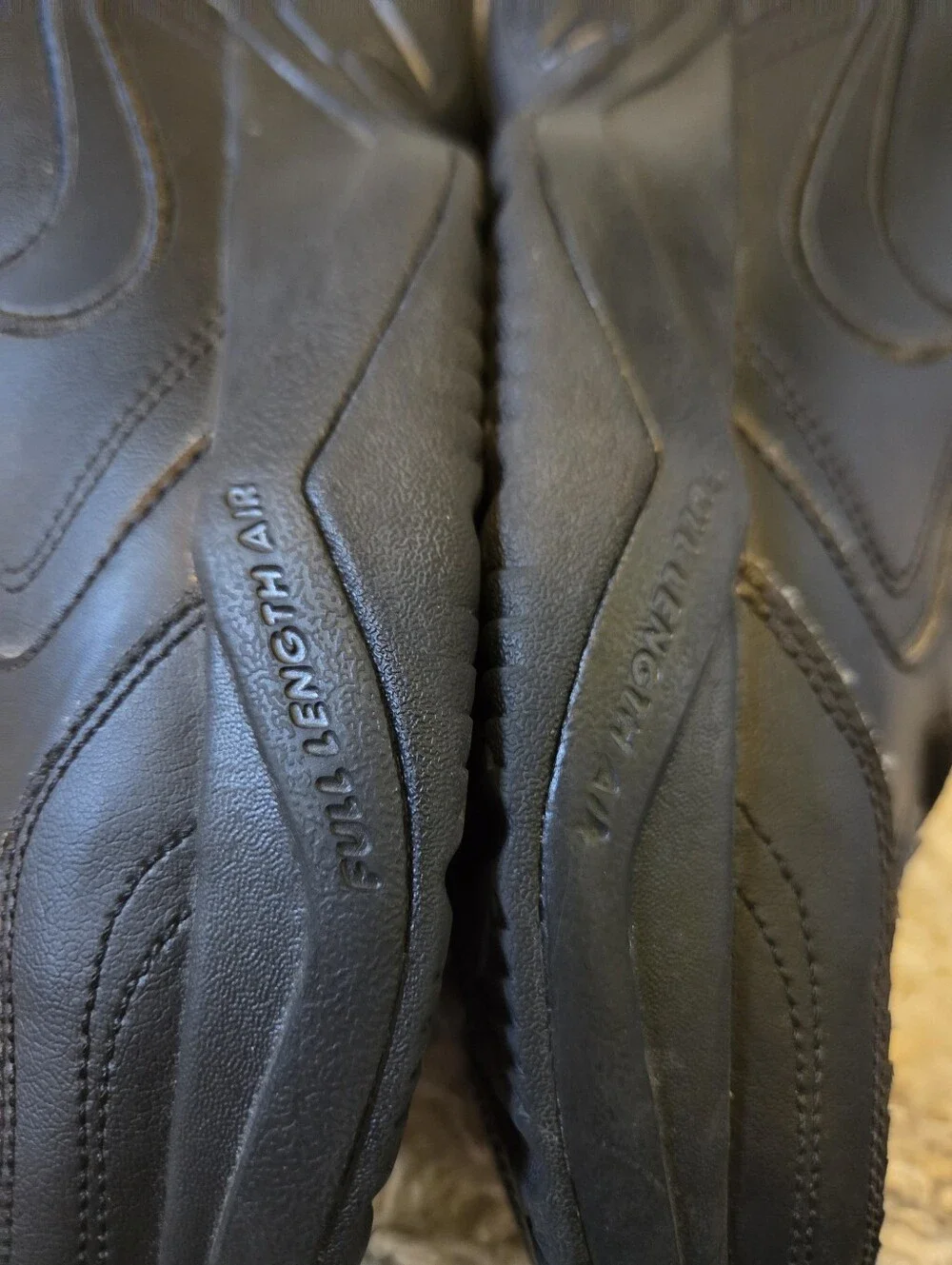 Nike Men's Air Monarch IV Training shoes Triple Black Size 11.5